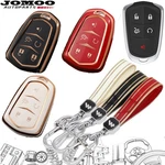 Tpu Smart Key Fob Cover Case Button For Cadillac Cts Xts Srx XT5 XT4 XT6 Ats. Fixed Price $13.29.