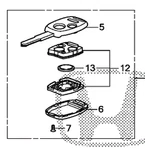 Genuine Honda Key Imm Tran 35118-T0A-A10. Fixed Price $56.09.