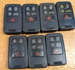 Lot OF7 Oem Volvo Smart Key Fob Remotes KR55WK49264 Buttons. Fixed Price $77.00.