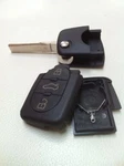 Button Remote Flip Key Case Fob Shell + New Blank Head Fits Audi A2 A3 A4. Fixed Price $41.59.