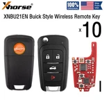Xhorse XNBU21EN For Buick Style 4 Buttons Flip V2 Universal Wireless Remote Key. Fixed Price $59.95.