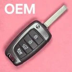 Oem 2021 Hyundai Elantra Flip Key 4B Trunk- NYOMBEC4TX2004 (95430 AA000). Fixed Price $44.99.