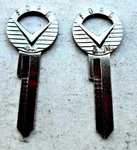 (1) Vintage Oem Ford Key Blank Trunks / Glove Boxes 1952-1966 H26 1127ES. Fixed Price $5.99.