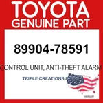 Toyota Genuine 8990478591 Transmitter 89904-78591 Oem. Fixed Price $279.95.