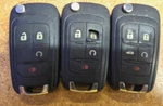 Lot Of Oem Chevrolet Flip Key Fob Remotes KR55WK50073 Buttons. Fixed Price $36.00.