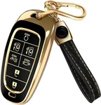 Lucrum Fob Cover For Hyundai Palisade 2019-24 Black Gold Case + Keychain. Fixed Price $12.99.
