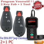 For 2014 2015 2016 2017 Jeep Cherokee Remote Fob +1 Key Programmer Tool. Fixed Price $105.00.