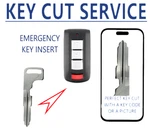 Key Cut Service + Mitsubishi 2006 - 2022 Smart Emergency 6370A770. Fixed Price $23.99.