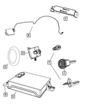 Genuine Mopar Integrated Key Fob Transmitter Kit 68058348AH. Fixed Price $157.48.