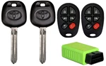 Toyota Chip Key + Remote Fob For Sienna 2014-2017 6B Set Up Tool. Fixed Price $69.99.
