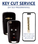 Key Cut Chevrolet 2011 - 2016 Flip Remote OHT01060512 Top Quality A+++. Fixed Price $29.99.